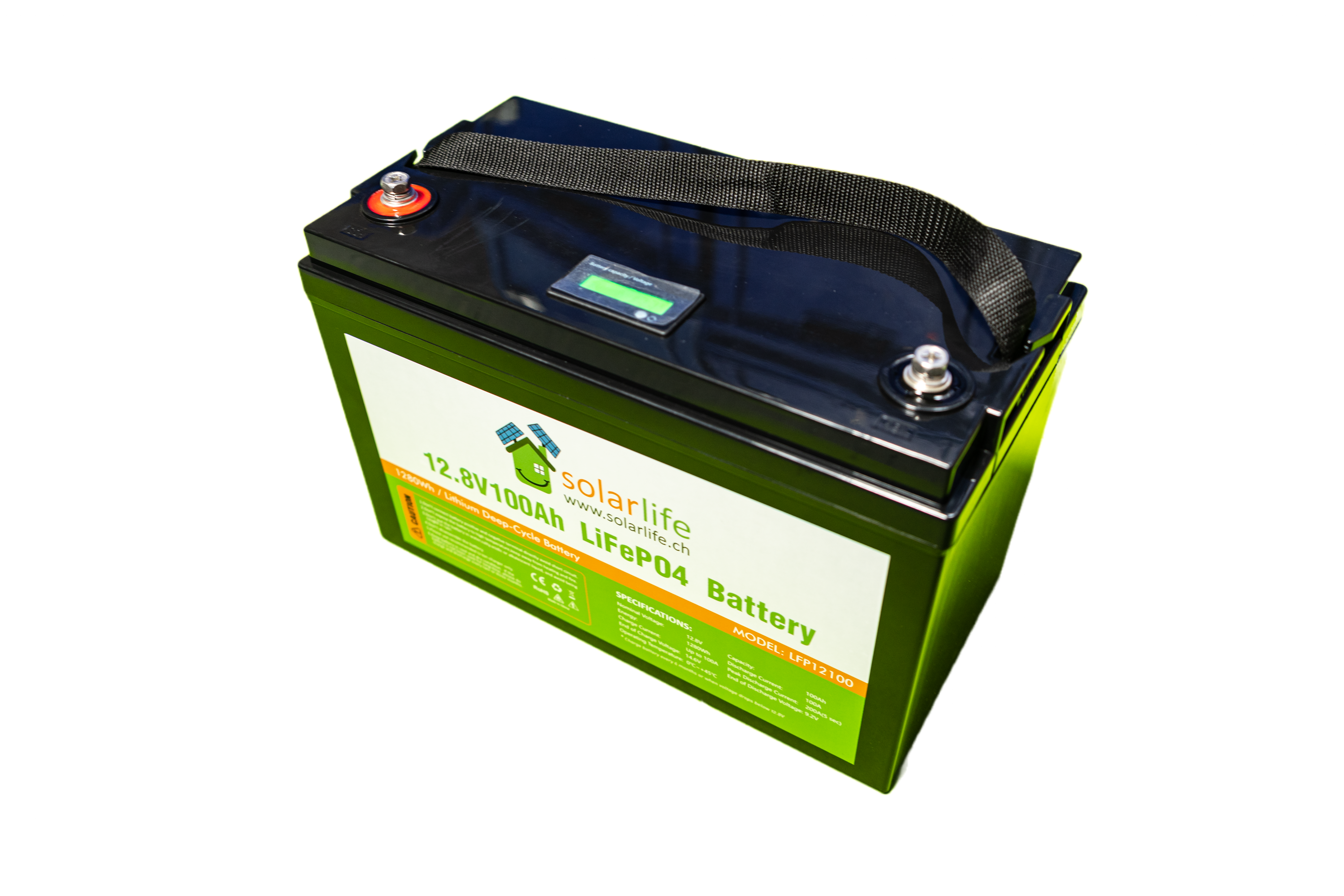 LiFePO4 Akku 12V 100Ah Lithium Batterie Deep Cycle für Wohnmobile
