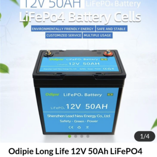 LiFePO4 12V 50Ah Lithium-Eisen-Phosphat-Batterie