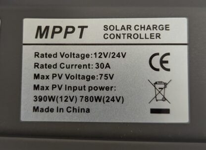 MPPT Solar Laderegler 12/24V 30A - Image 4