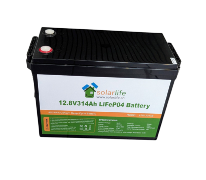 Lithium Batterie LiFePO4 12V 314Ah mit Bluetooth