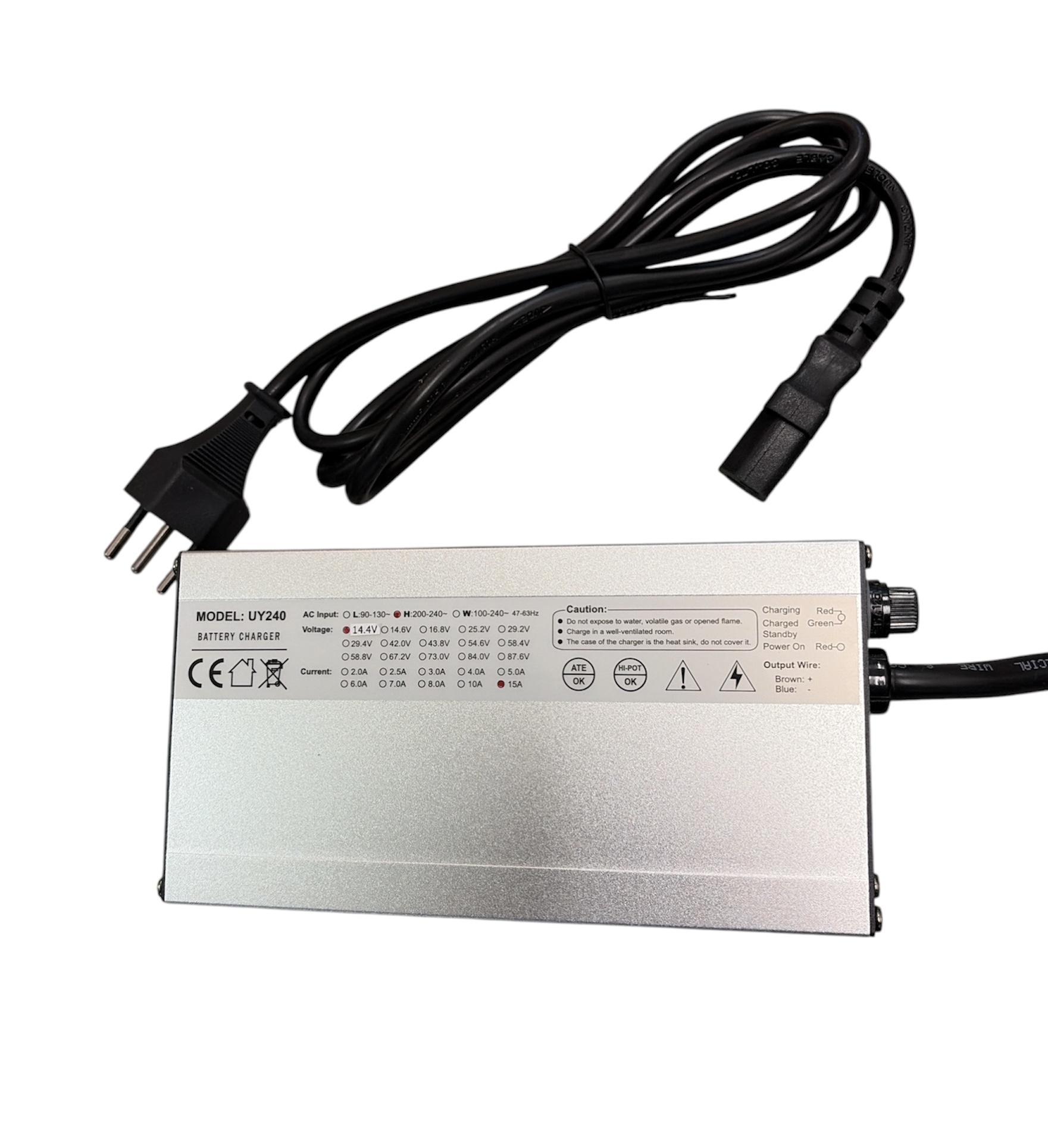 Batterieladegerät 12V (14.4V) 15A – Bild 2
