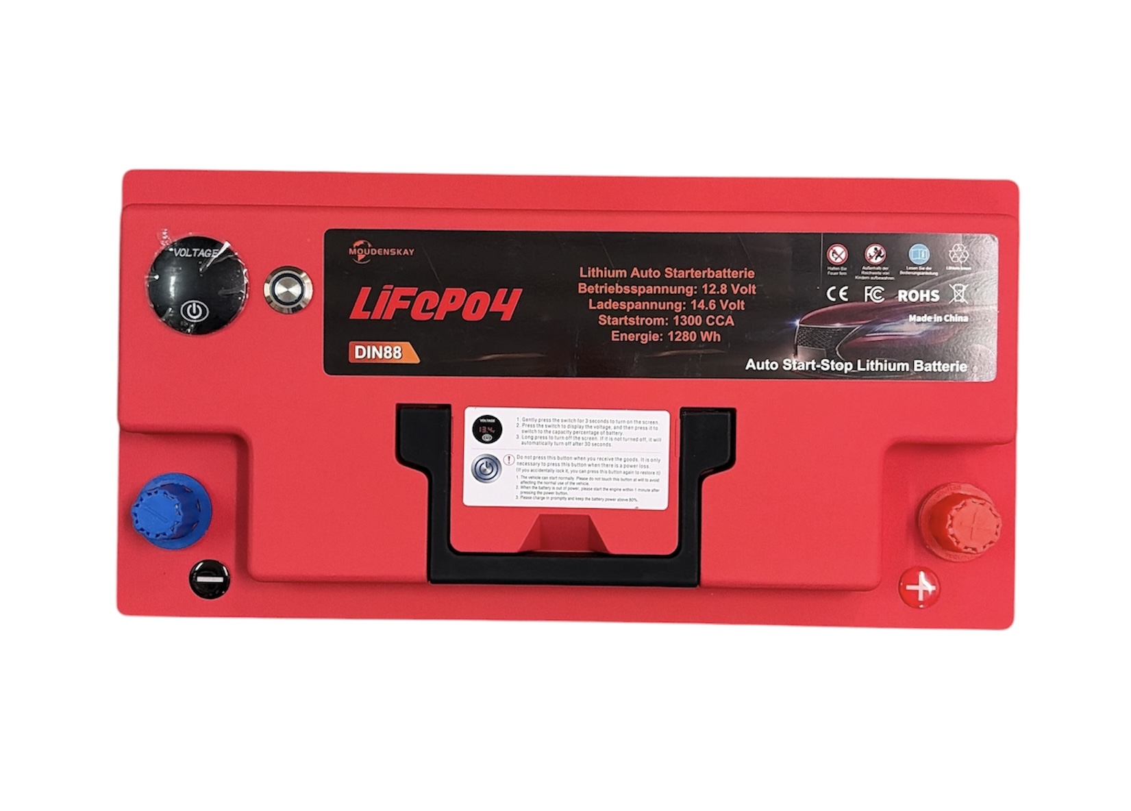 Lithium Starterbatterie Dieselmotor 12.8V 100Ah – Bild 2