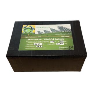 Lithium Batterie LiFePO4 24V 105Ah mit Bluetooth