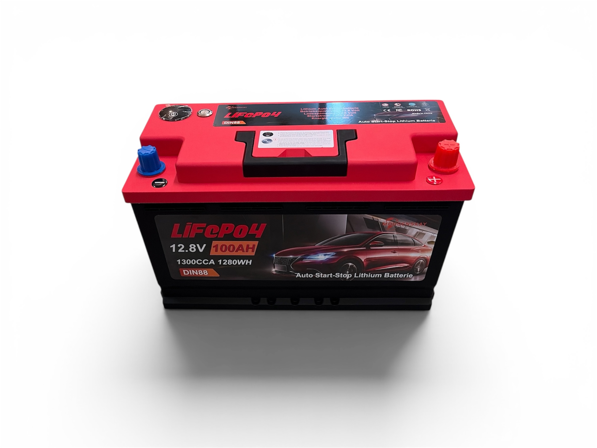 Lithium Starterbatterie Dieselmotor 12.8V 100Ah