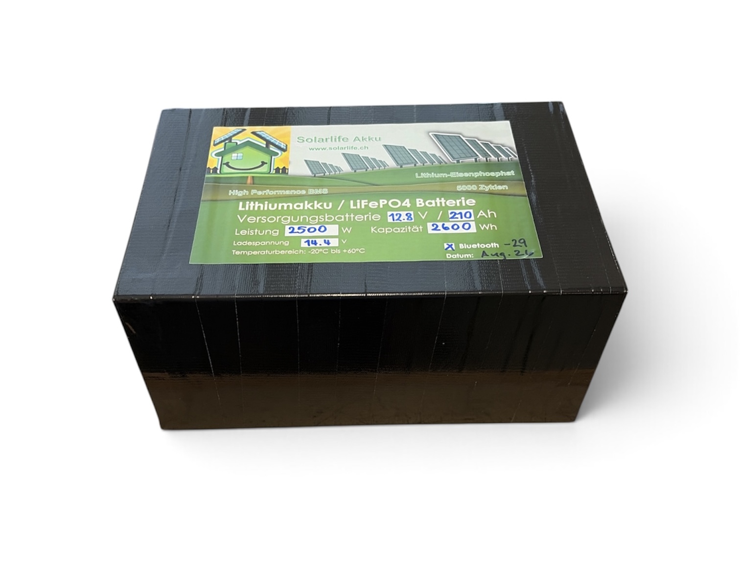 Lithium Batterie LiFePO4 12V 210Ah mit Bluetooth
