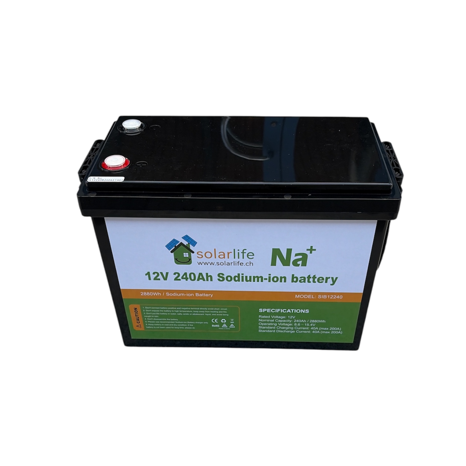 Salzbatterie Natriumbatterie 12V 240Ah